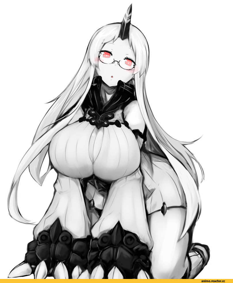 mafuyu no mo, Seaport Hime, Kantai Collection, Megane, Anime