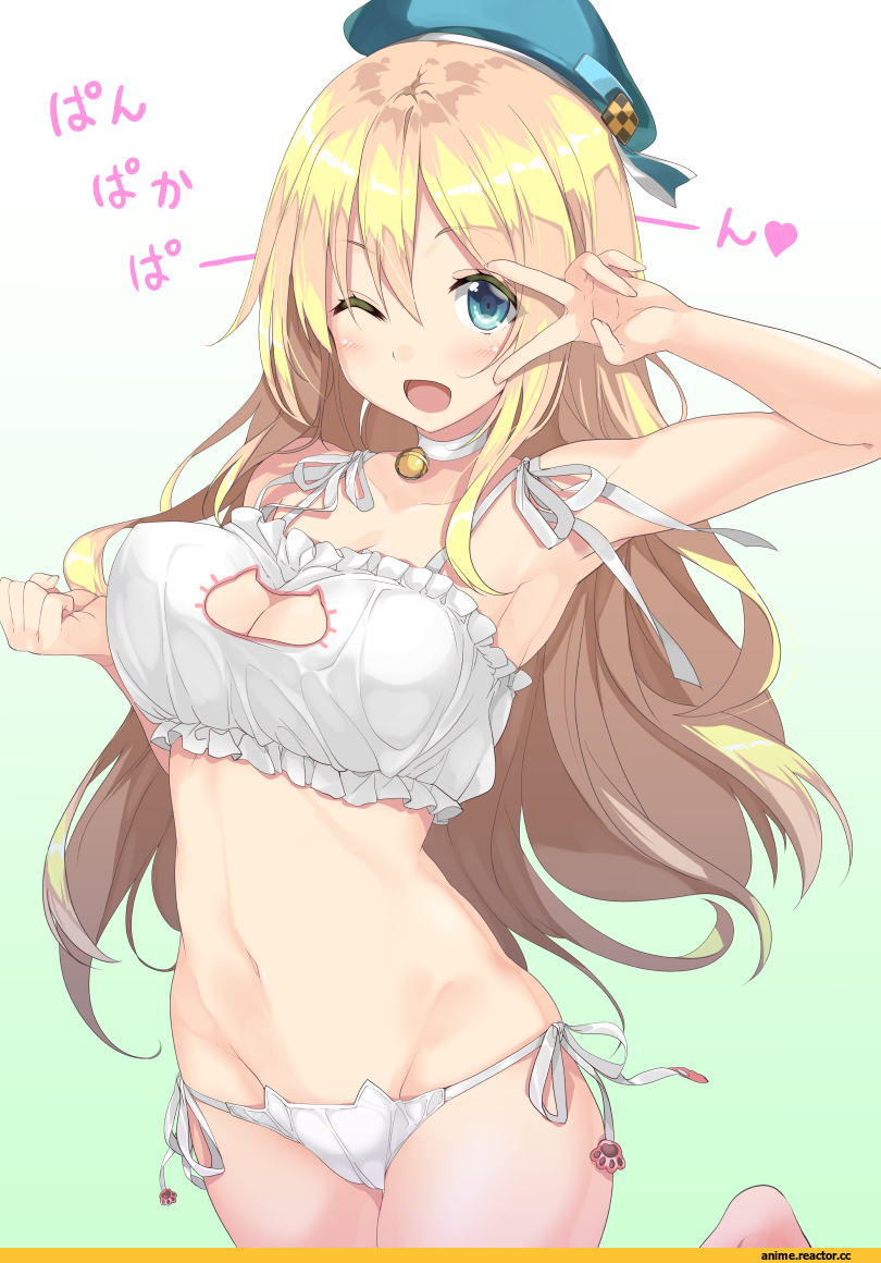 Atago (Kantai Collection), Kantai Collection, gintarou (kurousagi108), Cat Keyhole Bra, Anime Ero Swim, Anime Ero, Anime