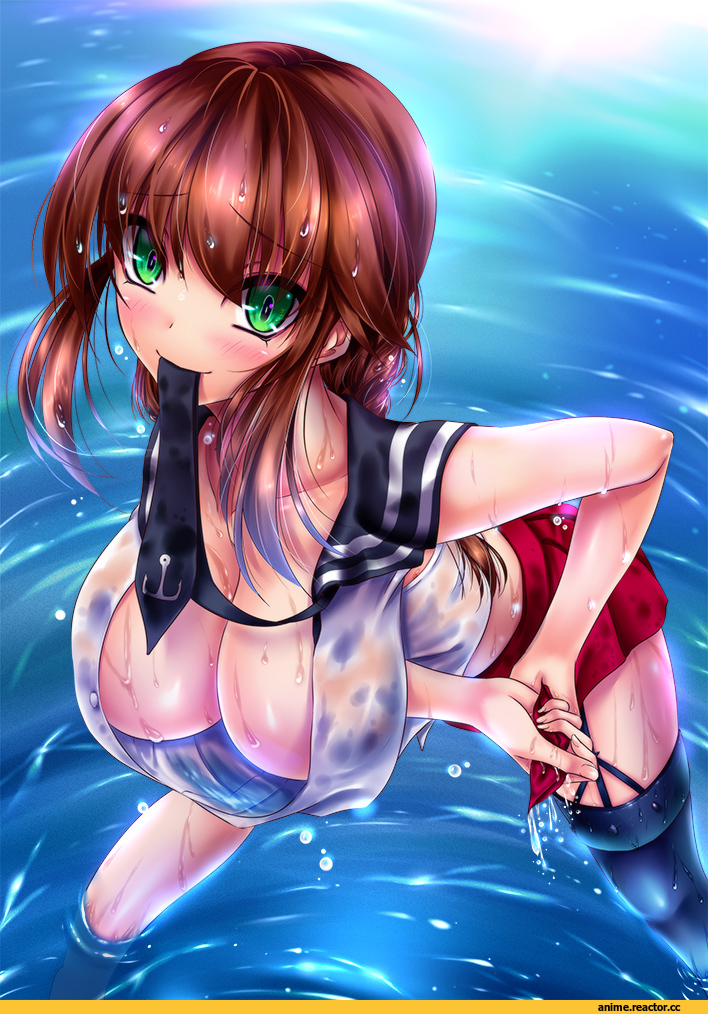 Noshiro, Kantai Collection, Anime Adult Wet, Anime Ero Swim, Anime Ero, Anime Ero Kyonyuu, Anime Ero Oppai, akeyama kitsune, Anime