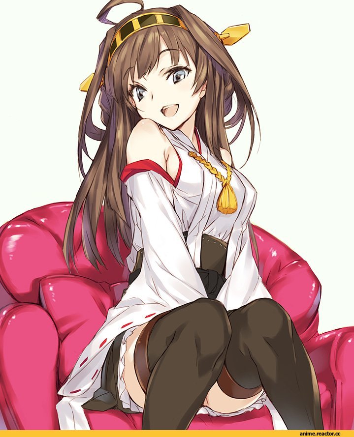 Kongou (Kantai Collection), Kantai Collection, Kawata Hisashi, Anime Art, Anime