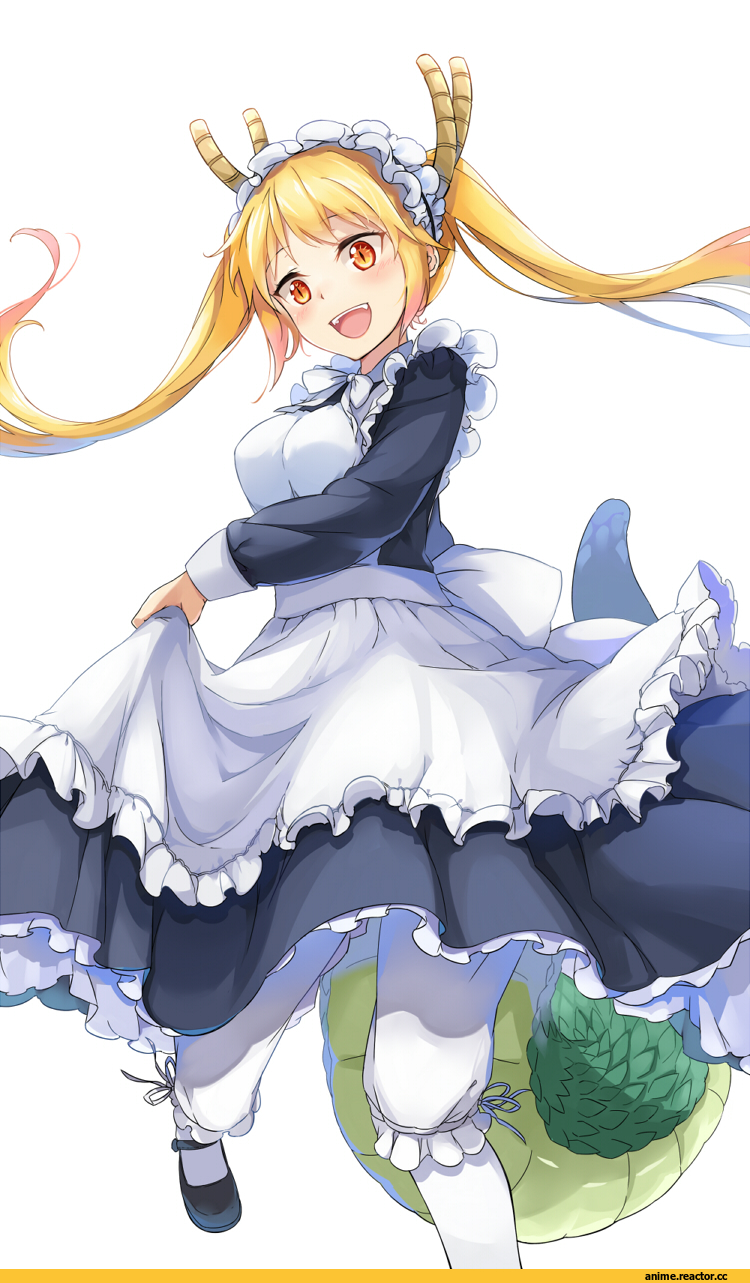 Tooru (MaiDragon), Kobayashi-san Chi no Maid Dragon, powhway, Anime Art, Maid, Dragon Girl (Anime), Monster Girl (Anime), Large Breasts (Anime), Anime