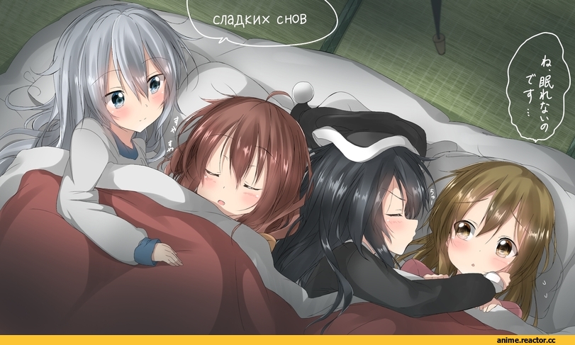 ikazuchi (kantai collection), Kantai Collection, Inazuma (Kantai Collection), Hibiki (Kantai Collection), akatsuki (kantai collection), pentagon (railgun ky1206), Anime