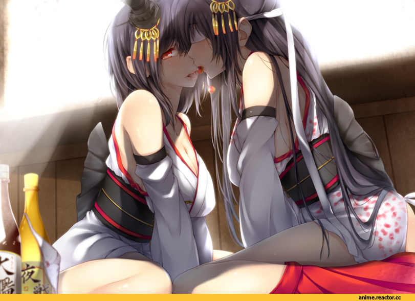 Fusou, Kantai Collection, Yamashiro, Rayn, Shoujo Ai, Anime