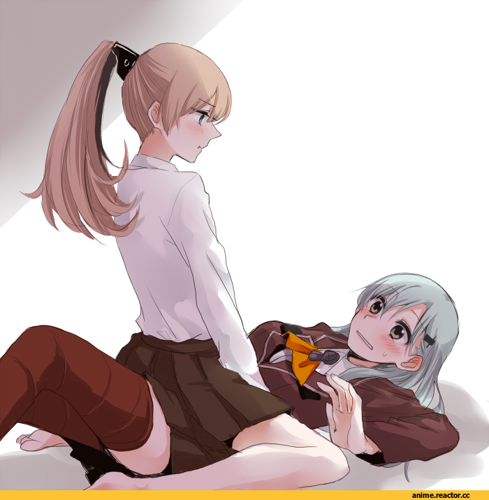 Kumano, Kantai Collection, Suzuya (Kantai Collection), jikasei, Shoujo Ai, Anime