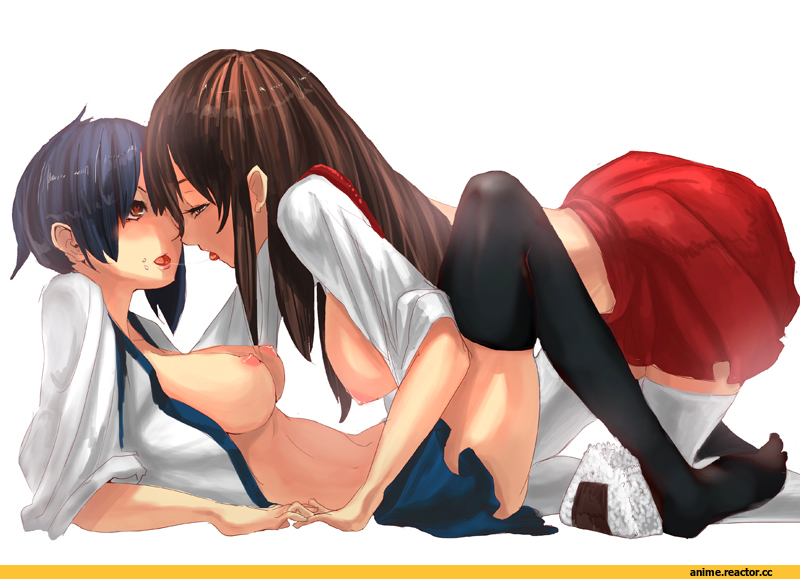 Akagi, Kantai Collection, Kaga (Kantai Collection), taizing, Anime Ero Oppai, Anime Ero, Anime
