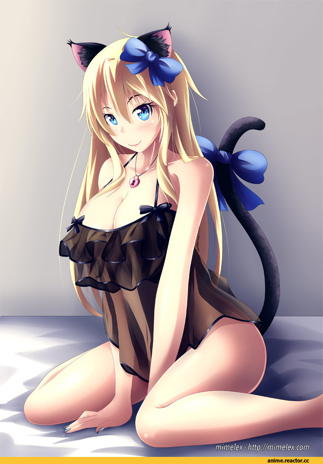 Неко, Animal Ears, Anime Ero Oppai, Anime Ero, Bismarck (Kantai Collection), Kantai Collection, Anime