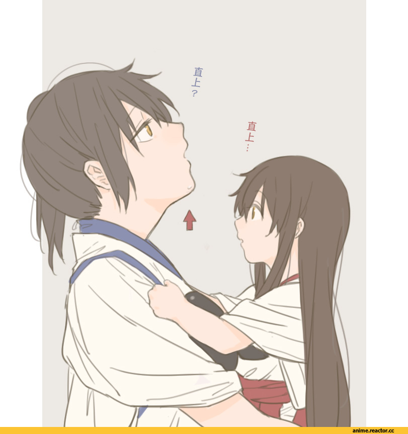 Anime Ero, TBD11, Anime Art, Hamakaze (Kantai Collection), Kantai Collection, Takao (Kantai Collection), Cat Keyhole Bra, Anime