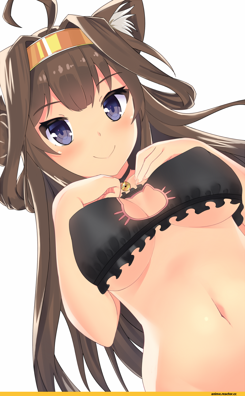 sin-poi, Kongou (Kantai Collection), Kantai Collection, Cat Keyhole Bra, Anime Ero, Anime
