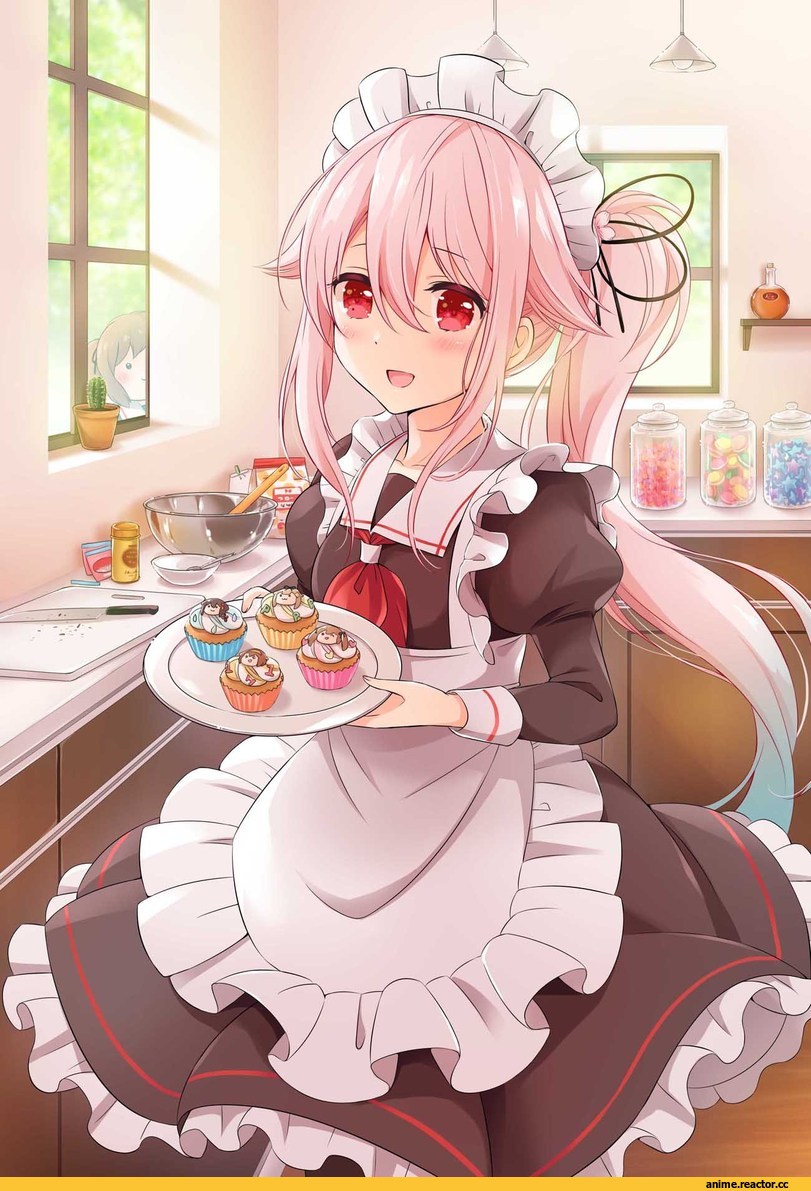 nanairo fuuka, Harusame (Kantai Collection), Kantai Collection, Murasame (Kantai Collection), Maid, Anime