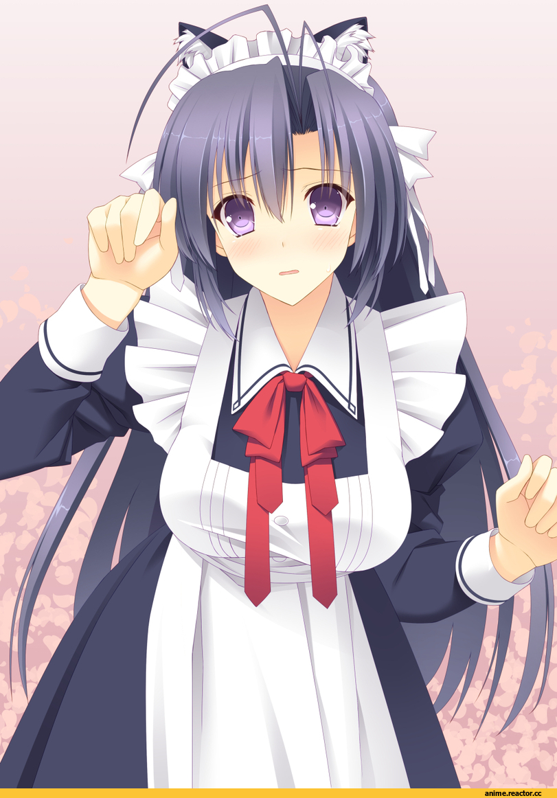 Anime Art, ese shinshi, Anime Original, Maid, Animal Ears, nekomimi, Anime