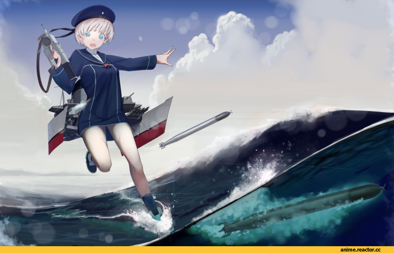 Z1 Leberecht Maass (Kantai Collection), Kantai Collection, fujibejifu, Anime