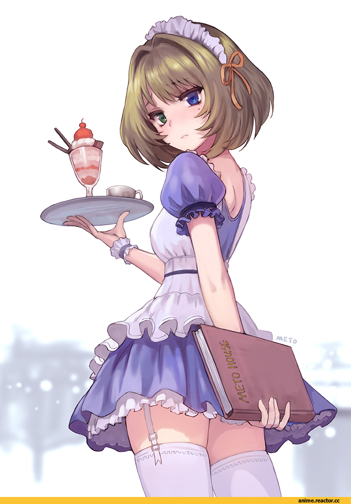 Takagaki Kaede, Idolmaster, Meto31, Anime Art, Maid, Anime