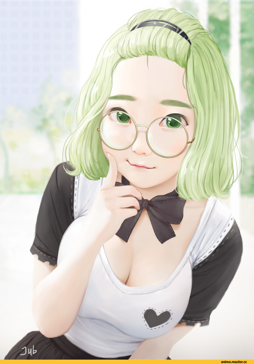 AO, Anime Art, Megane, Maid, Regiana (Jubi), Anime