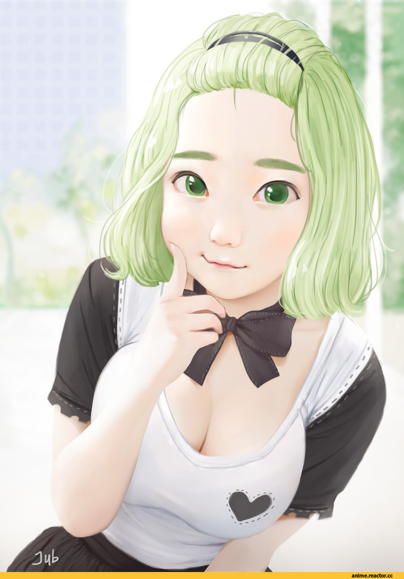 AO, Anime Art, Megane, Maid, Regiana (Jubi), Anime