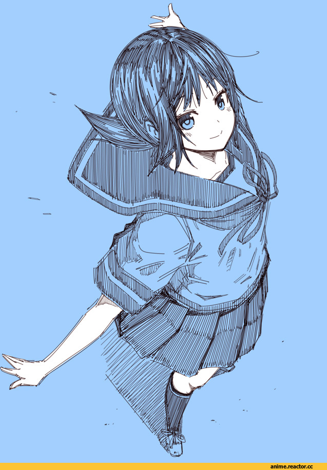 Fubuki (Kantai Collection), Kantai Collection, kouji (campus life), Monochrome (Anime), Anime Art, Anime