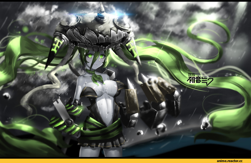 Hatsune Miku, Vocaloid, Wo-Class Aircraft Carrier , Kantai Collection, crossover, HK (hk), Anime Art, Anime