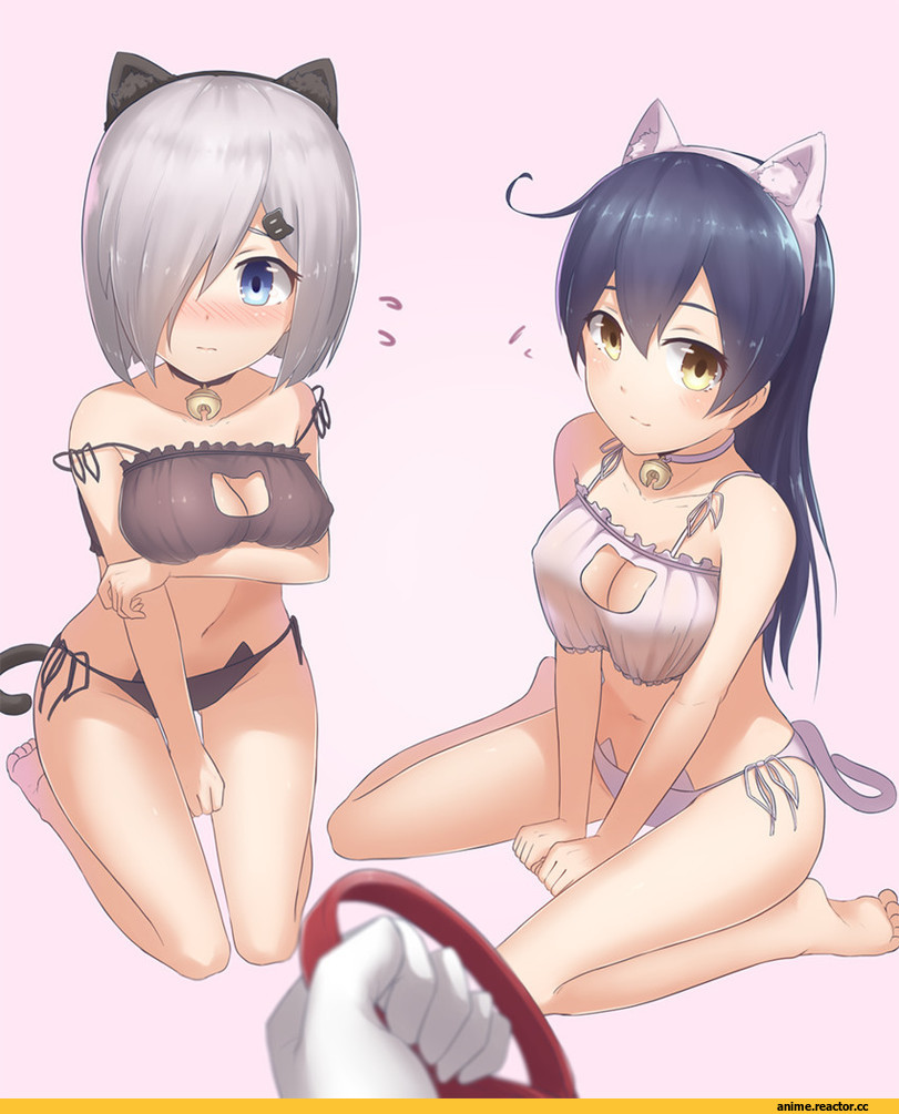 Cat Keyhole Bra, Hamakaze (Kantai Collection), Kantai Collection, Ushio, bu li, Anime Ero, Anime