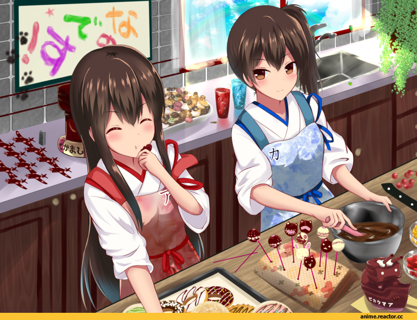 Akagi (Kantai Collection), Kantai Collection, Kaga (Kantai Collection), amagami (makise tsubaki), Anime