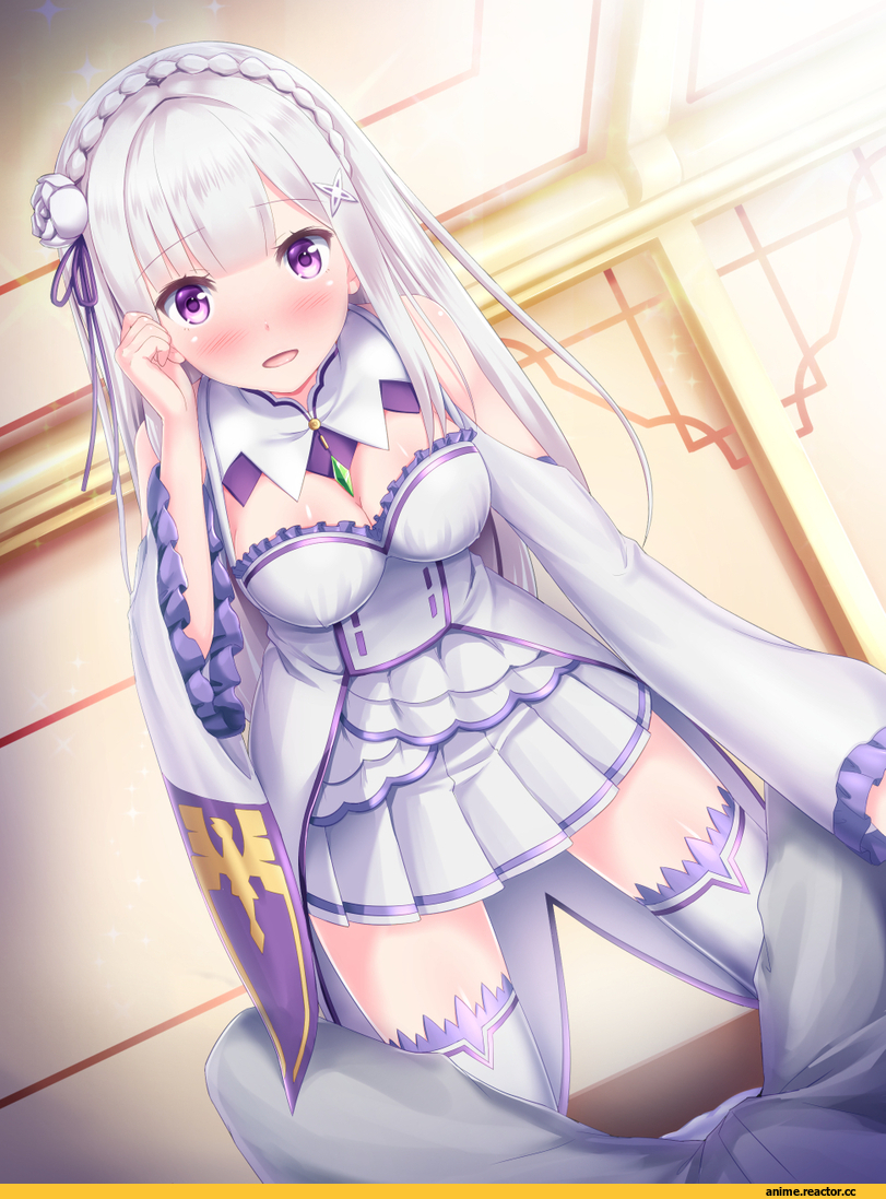 Emilia (re zero), Re Zero Kara Hajimeru Isekai Seikatsu, Anime Art, kyamu (qqea92z9n), Anime