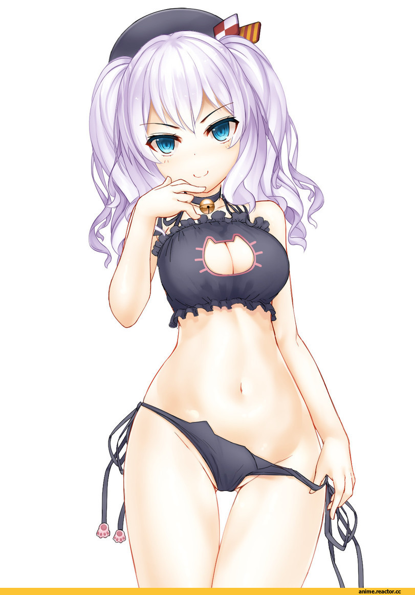 Kashima (Kantai Collection), Kantai Collection, Cat Keyhole Bra, Anime Ero, dobunezumi, Anime