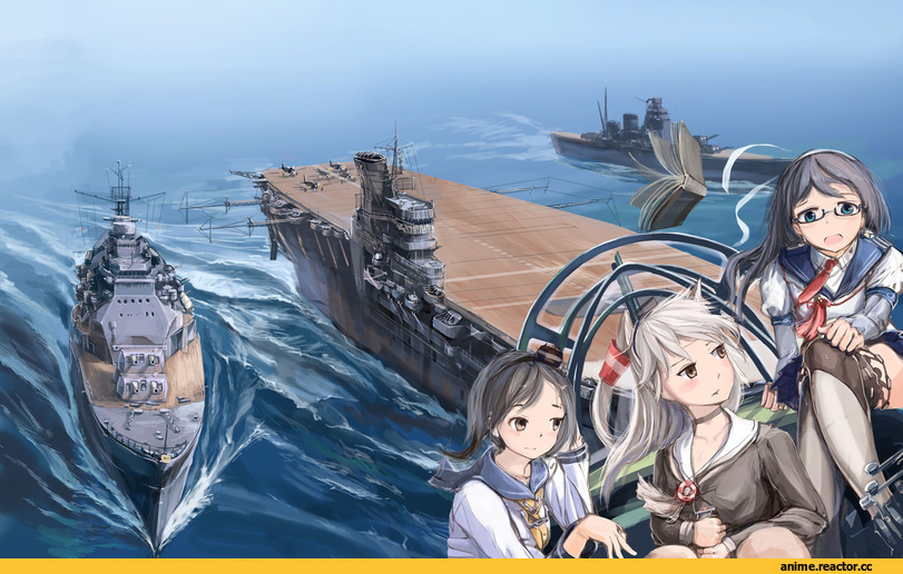 amatsukaze, Kantai Collection, Ooyodo (Kantai Collection), Tokitsukaze (Kantai Collection), Anime