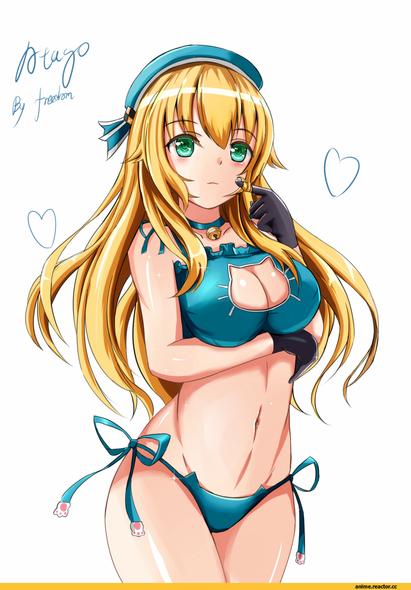 Atago (Kantai Collection), Kantai Collection, Cat Keyhole Bra, Anime Ero, saber-freedom, Anime
