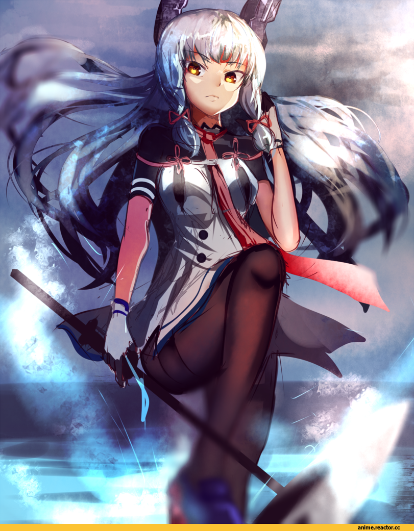 Kantai Collection, Murakumo, hizagawa rau, Anime