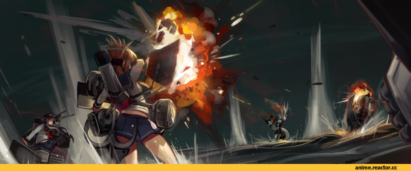 Akatsuki, Kantai Collection, Ikazuchi, Inazuma (Kantai Collection), Re-class Battleship, Anime