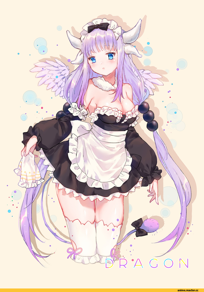 Kobayashi-san Chi no Maid Dragon, Kanna Kamui, Maid, yuzhi, Anime