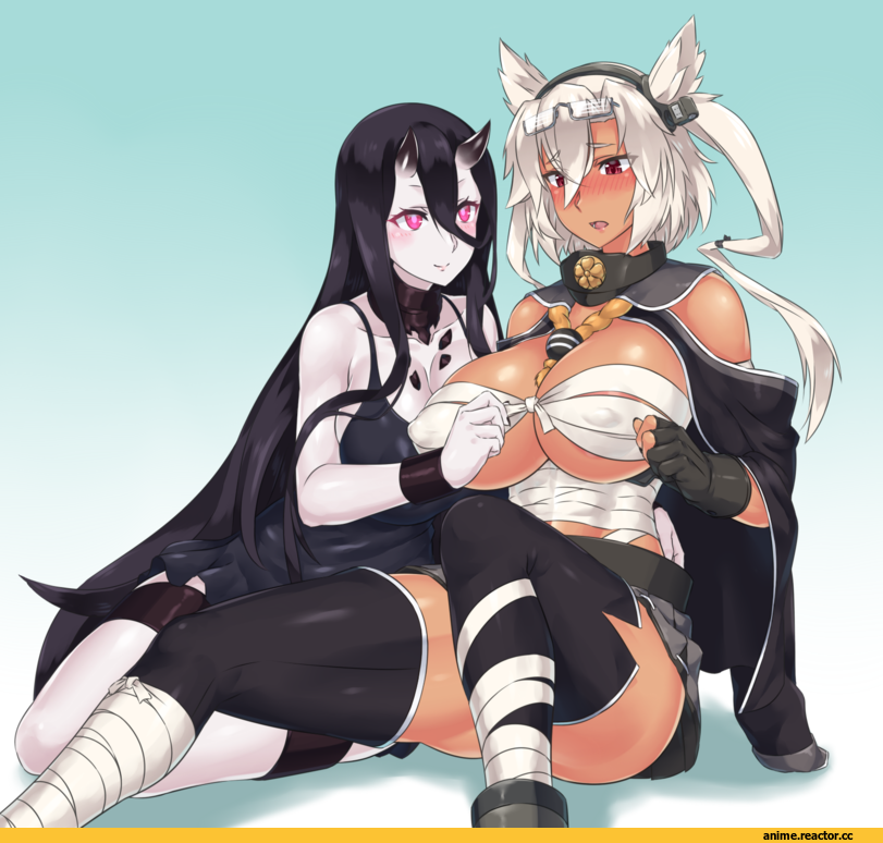 Musashi (Kantai Collection), Kantai Collection, Battleship-symbiotic Hime, evuoaniramu, Anime Ero Oppai, Anime Ero, Anime