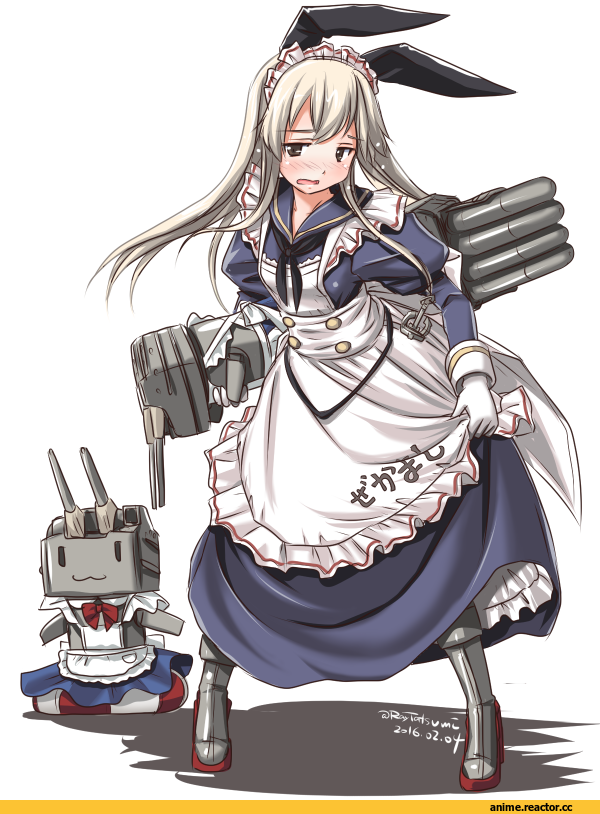 Shimakaze, Kantai Collection, tatsumi rei, Anime