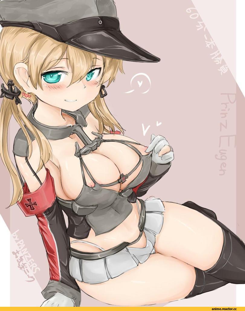 Prinz Eugen (Kantai Collection), Kantai Collection, Anime Ero Oppai, Anime Ero, Anime Ero Pantsu, okiraku nikku, Anime