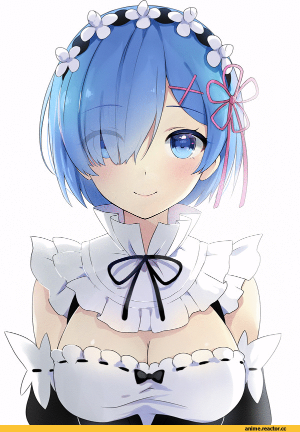 Re Zero Kara Hajimeru Isekai Seikatsu, Rem (re zero), kaetzchen, Anime Гифки, Anime