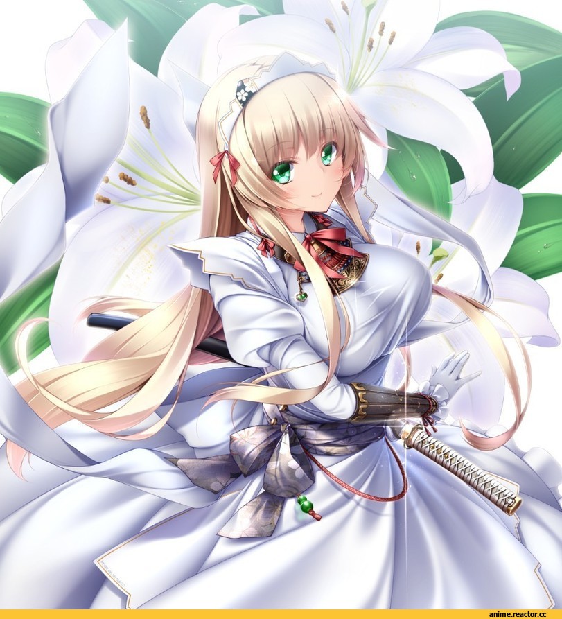 AO, Anime Art, midoriiro no shinzou, Maid, Опасные Няшки, Anime Няши, Anime