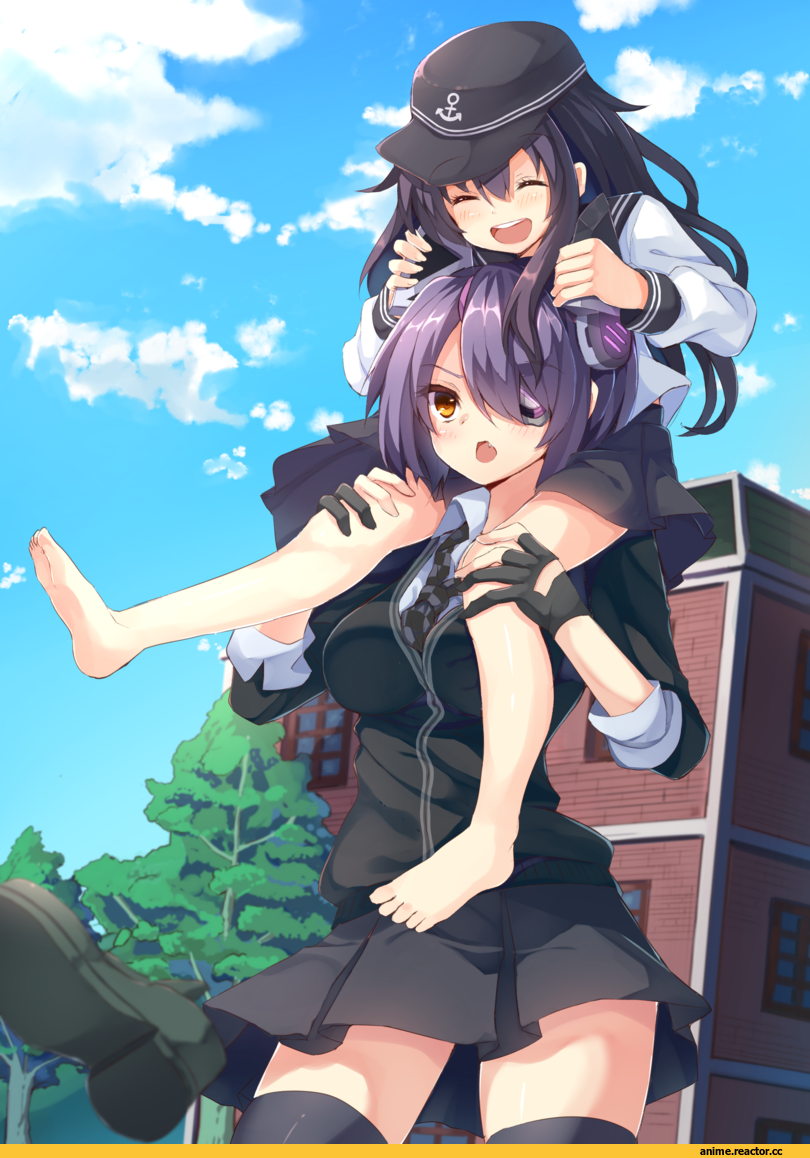 kurripu, Akatsuki, Kantai Collection, Tenryuu, Anime