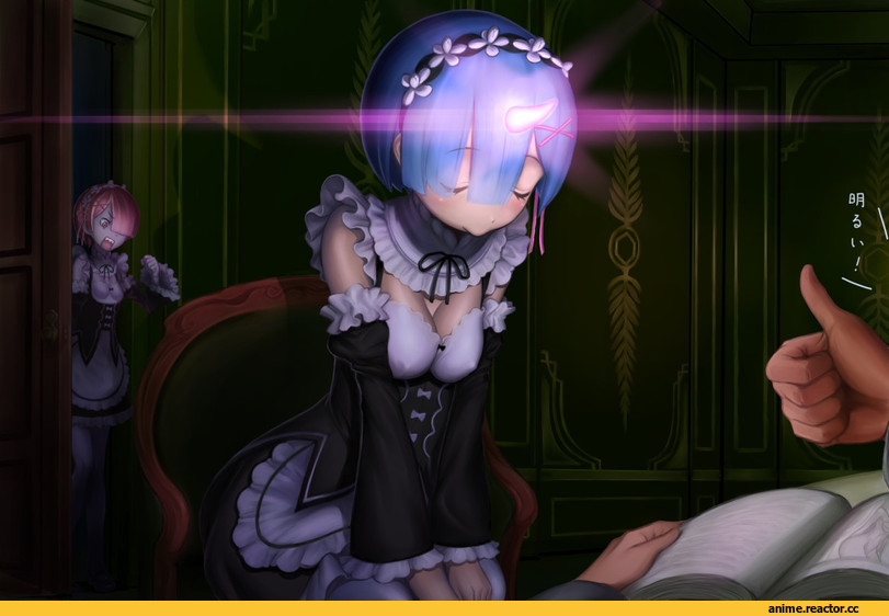 Re Zero Kara Hajimeru Isekai Seikatsu, Rem (re zero), Ram (Re Zero), kyodairobo, Anime