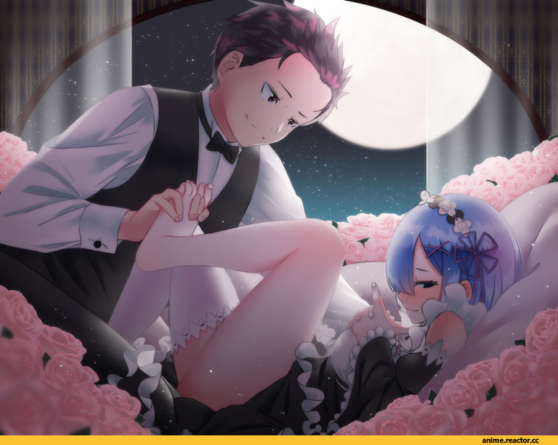 Re Zero Kara Hajimeru Isekai Seikatsu, Rem (re zero), Natsuki Subaru, matsukawa li, Anime
