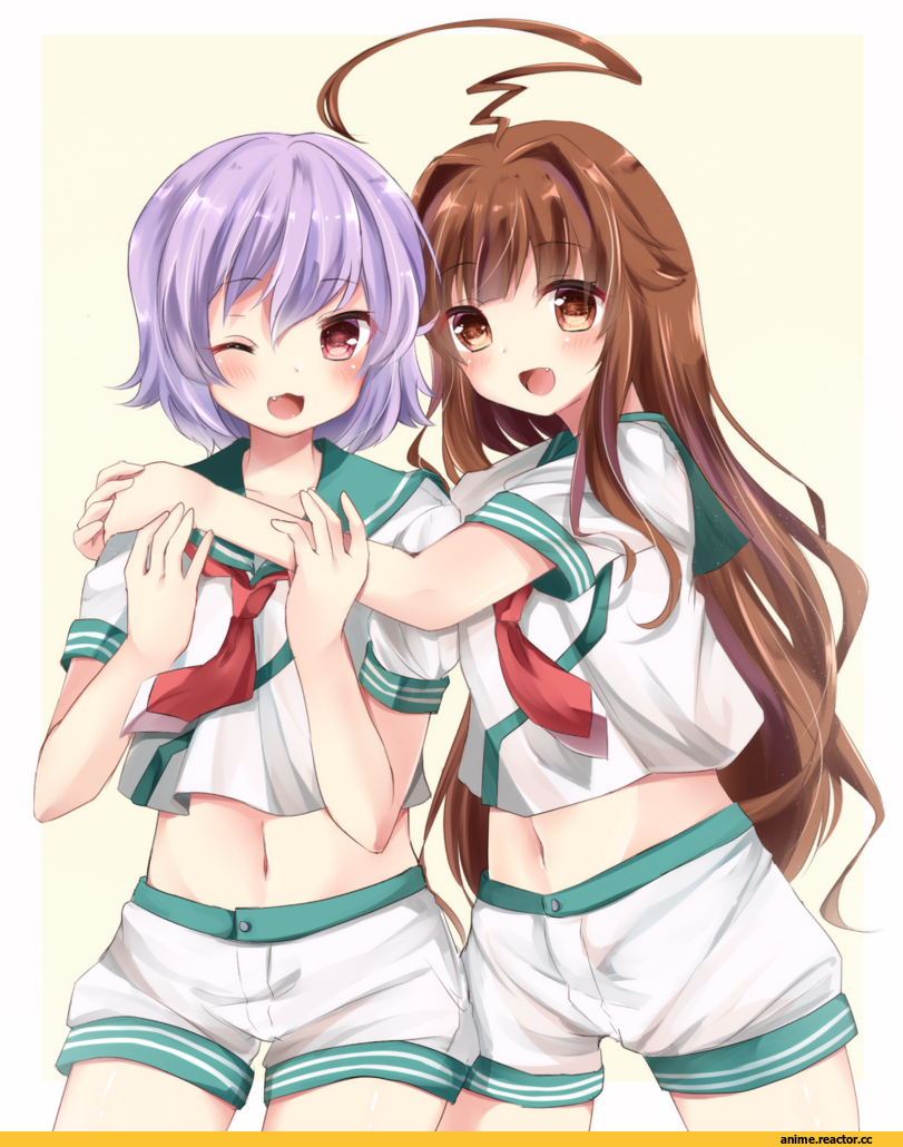 Tama (Kantai Collection), Kantai Collection, Kuma (Kantai Collection), masakazu (coccinellee), Anime