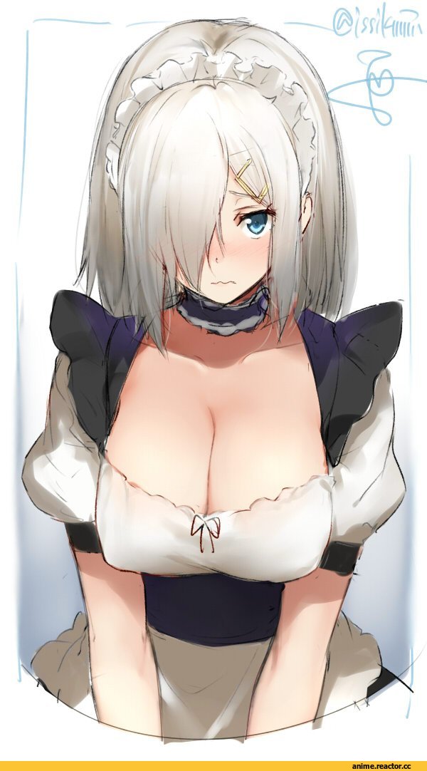Isshiki (Ffmania7), Anime Art, Hamakaze (Kantai Collection), Kantai Collection, Maid, Anime