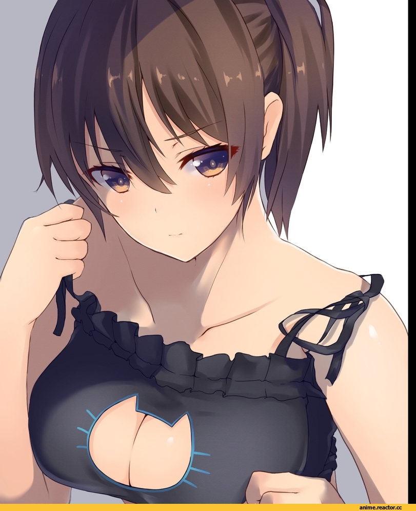 Kaga (Kantai Collection), Kantai Collection, Anime Ero, Cat Keyhole Bra, dyson (edaokunnsaikouya), Anime
