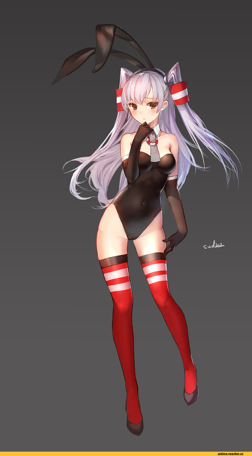 Swd3e2, Anime Art, amatsukaze, Kantai Collection, Anime Ero, Usagimimi, Animal Ears, Anime