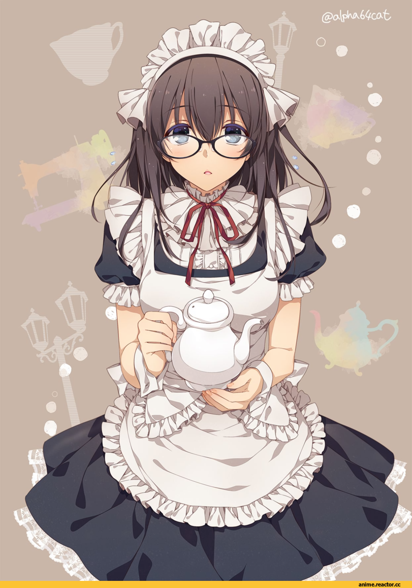 Sagisawa Fumika, Idolmaster, Maid, Megane, alpha (yukai na nakamatachi), Anime