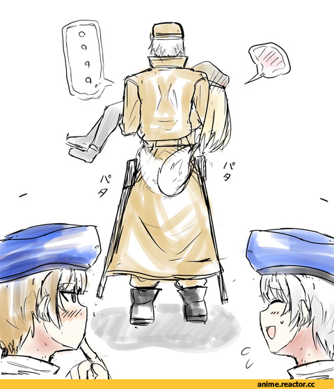 Bismarck (Kantai Collection), Kantai Collection, Hans Gunsche, Hellsing, crossover, Anime