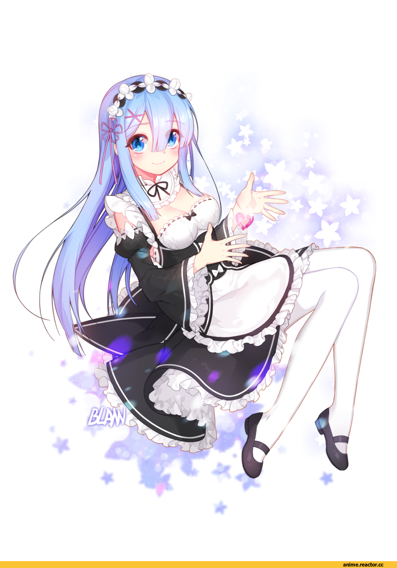 Re Zero Kara Hajimeru Isekai Seikatsu, Rem (re zero), blann, Anime