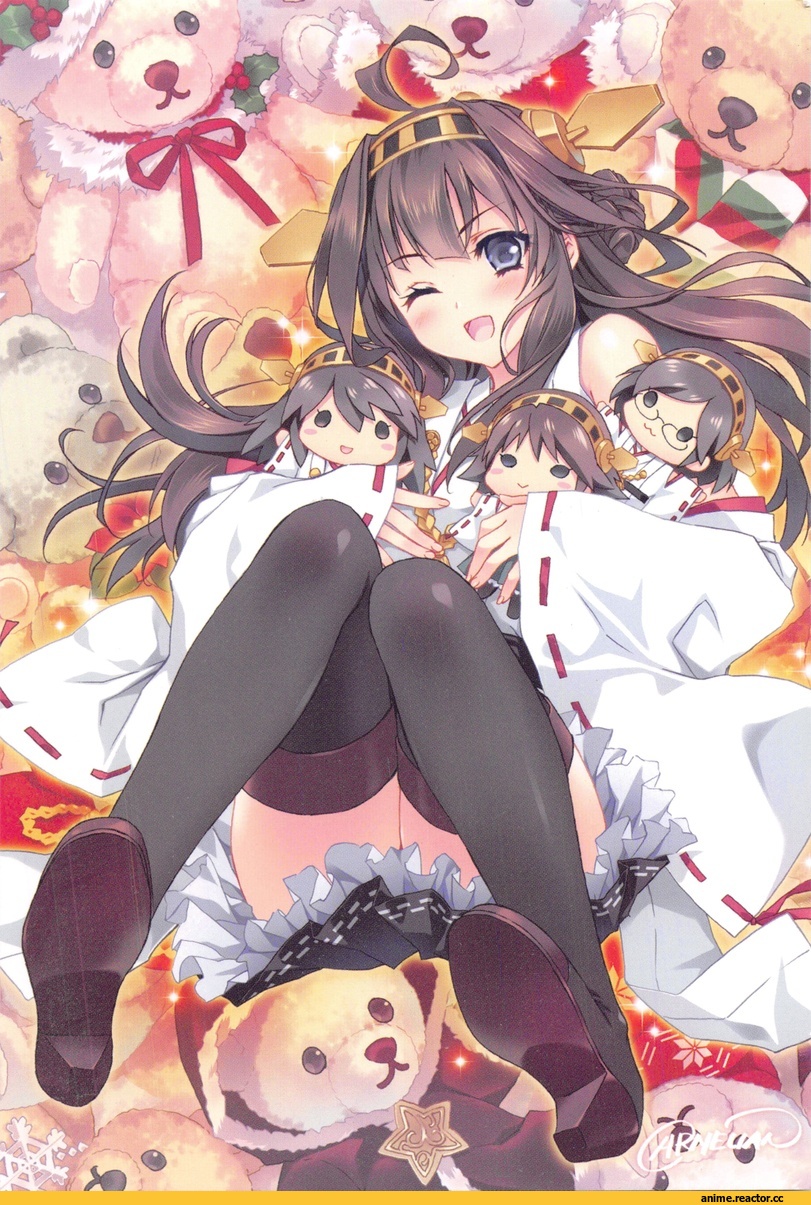 Carnelian, Anime Art, Kongou (Kantai Collection), Kantai Collection, Haruna (Kantai Collection), Kirishima (Kantai Collection), Hiei, Anime