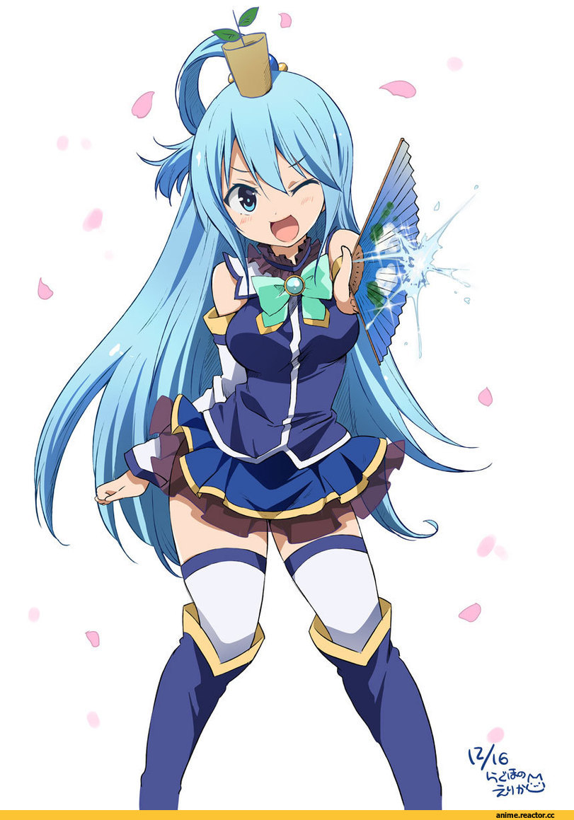 KonoSuba, Aqua (KonoSuba), ragho no erika, Anime Art, Large Breasts (Anime), Anime
