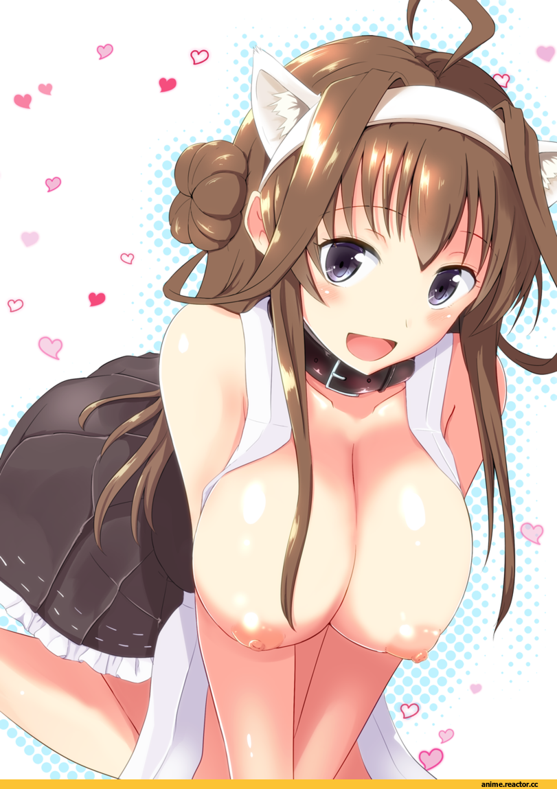 Anime Ero, shigure ryuunosuke, Kongou (Kantai Collection), Kantai Collection, Anime Ero Oppai, Animal Ears, Anime Ero Kyonyuu, Anime