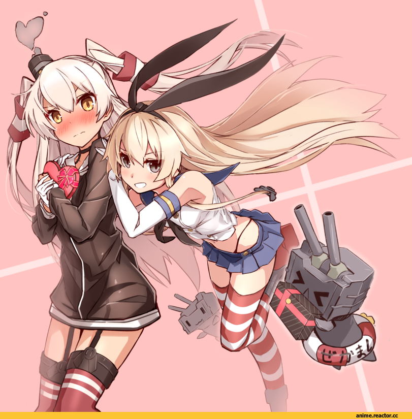 Amatsukaze (Kantai Collection), Kantai Collection, Shimakaze, takanashie, Anime