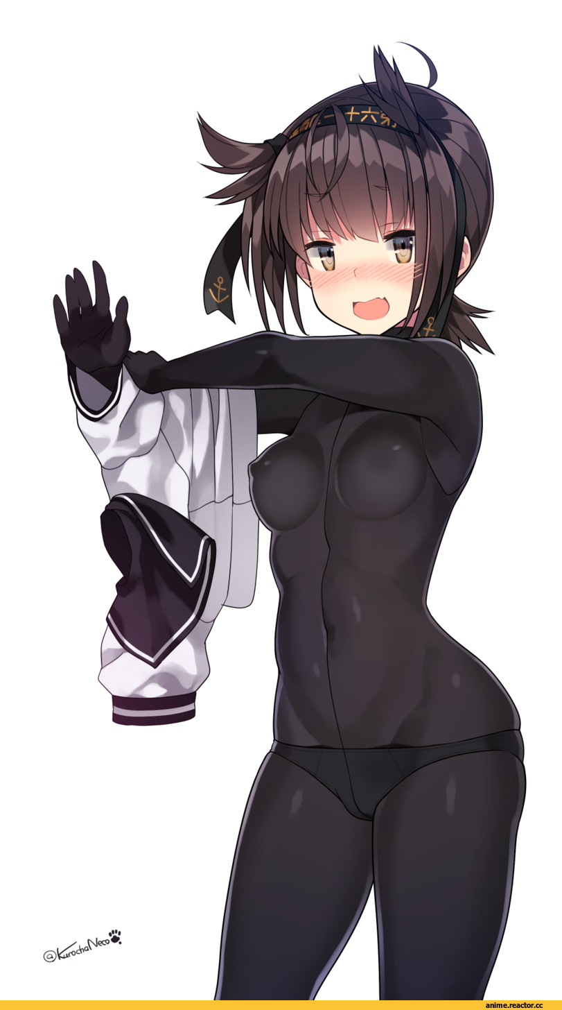Kantai Collection, Hatsuzuki (Kantai Collection), kuro chairo no neko, Adult pantsu, Anime Ero, Anime