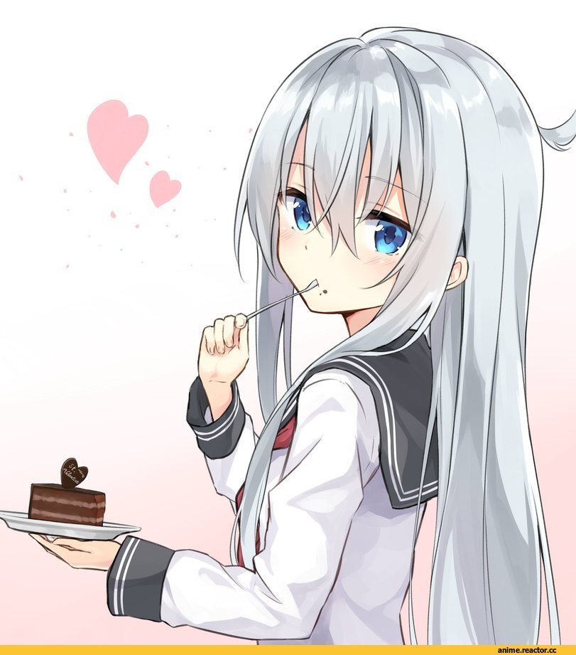 azuuru (azure0608), hibiki, Kantai Collection, Anime